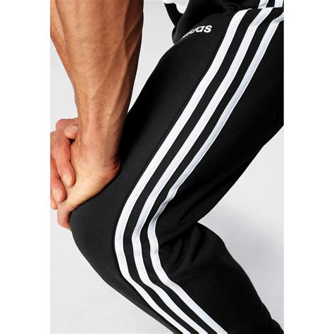 adidas essentials 3 streifen hose herren baumwolle|Adidas Man Essentials 3.